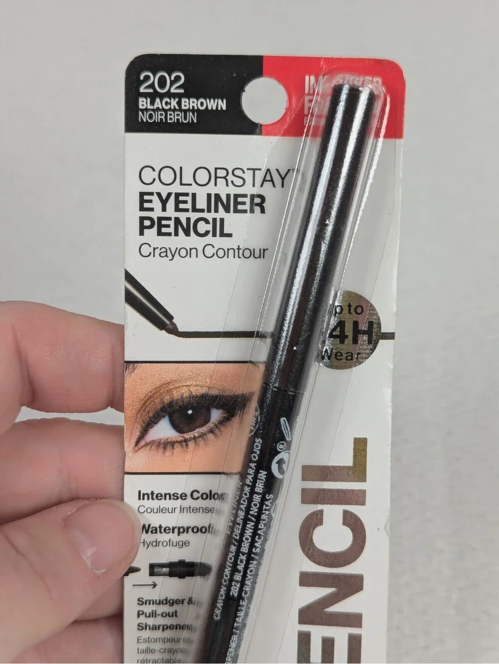 Revlon Eyeliner Pencil 202 Black Brown - Simply Ageless Lash Plumping Mascara